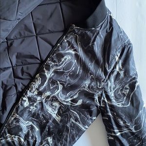 SANDRO REVERSIBLE BOMBER LIGHT DOWN  2in1 JACKET
